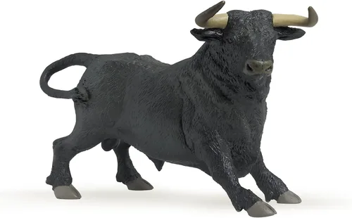Papo -Pintado a mano - Figurine -Farmyard Friends -Toro andaluz -51050 - Coleccionable - Para niños - Adecuado para niños y niñas - A partir de 3