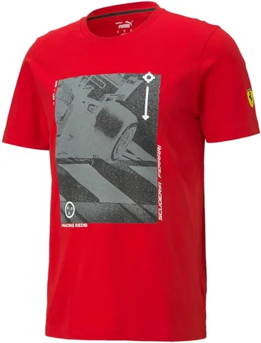 Miniatura 3 de PUMA Ferrari Race Graphic Tee, Rojo