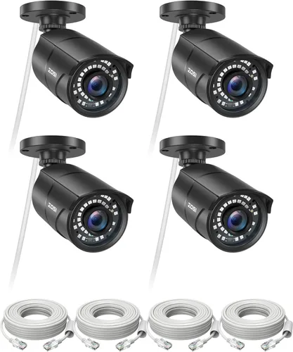 Miniatura 11 de ZOSI Sistema de cámara de seguridad PoE 4K de 16 canales, cámara IP PoE de 16 x 8MP para exteriores e interiores con detección humana, visión