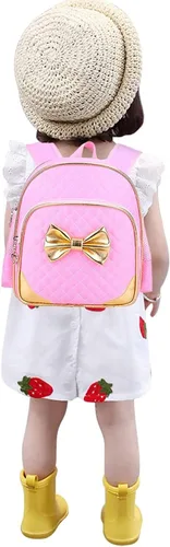 Miniatura 2 de Mochila preescolar para niños pequeños, para jardín de infantes, 11 pulgadas, color rosa
