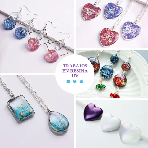 Miniatura 6 de LET'S RESIN - Resina UV de 500g transparente y cristalina mejorada, resina epoxi ultravioleta de bajo olor, pegamento de curado UV activado por luz