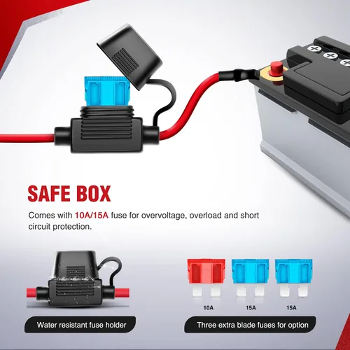 Miniatura 6 de Nilight Kit de luces LED RGB (4 cápsulas) y kit de arnés de cableado de barra de luz LED NI-WA 06