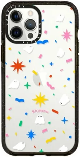 Miniatura 35 de Funda CASETiFY Impact para iPhone 12 Pro Max - Blanco Nubes - Negro Claro Nubes Blancas