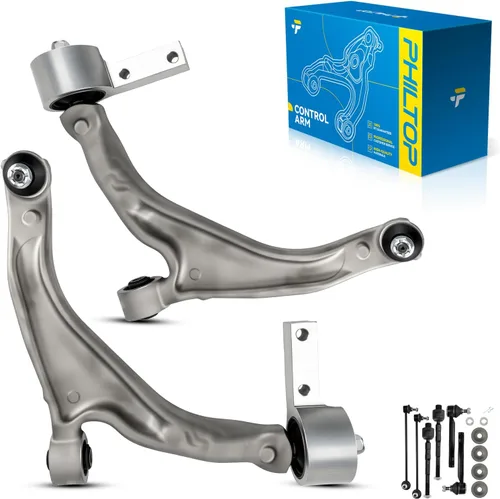 Miniatura 93 de PHILTOP Kit de suspensión delantera de 10 piezas, brazos de control inferiores con juntas de bola, eslabones de extremo de barra estabilizadora
