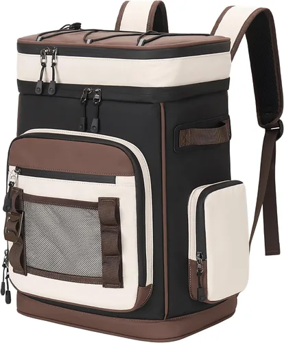 Hulongo Mochila enfriadora grande con aislamiento impermeable para hombres y mujeres, a prueba de fugas, para campamento, playa, pesca, picnic,