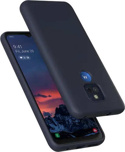 Miniatura 9 de Moto G Play 2021 - Funda de goma de gel de silicona líquida a prueba de golpes, forro de tela de microfibra suave, compatible con Motorola Moto G