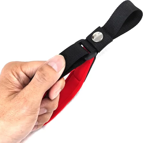 Miniatura 4 de Correa de muñeca ajustable manos libres, paquete de 2 correas de muñeca de tela de buceo suave y cómoda correa de perro para correa retráctil