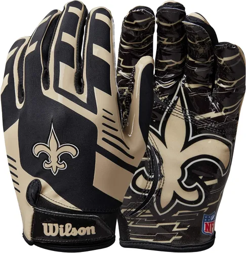 Miniatura 18 de Wilson NFL - Guantes de fútbol americano con ajuste elástico, tallas para jóvenes y adultos