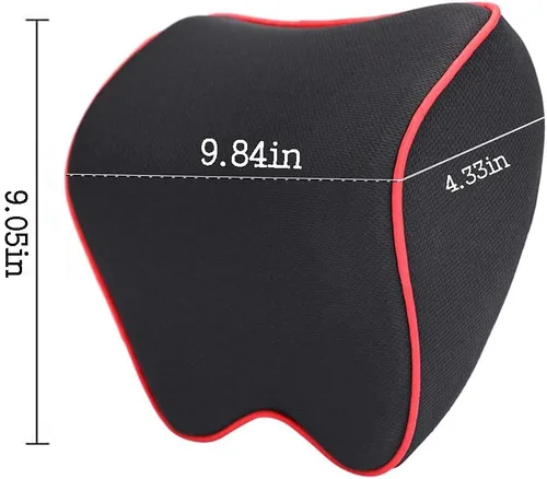 Miniatura 6 de Paquete de 2 almohadas para el cuello del asiento del automóvil, almohada de apoyo para la cabeza del cuello para aliviar la fatiga del cuello