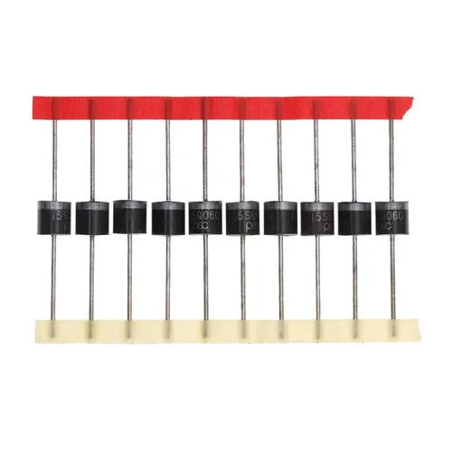 Miniatura 11 de 20 diodos rectificadores de barrera Schottky 15SQ100 15A 100V R-6 axial 15 Amp 100 voltios