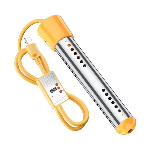 Calentador de agua de inmersión, calentador de agua portátil con apagado automático temporizado, calentador de agua sumergible eléctrico portátil