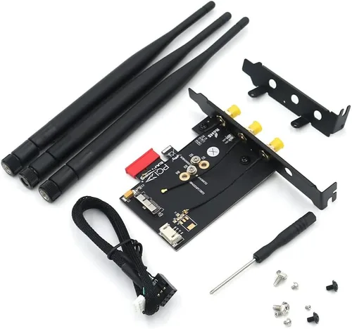 Miniatura 4 de BCM943224PCIEBT2/bcm94360CS2/BCM943602CS Tarjeta a PCI-E x1 Adaptador para PC/Hackintosh