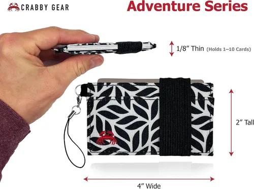 Miniatura 3 de Cartera minimalista fina – Serie Adventure – Lleva tarjetas, efectivo, teléfono, llaves – Se sostiene de forma segura para un fácil acceso – Cartera