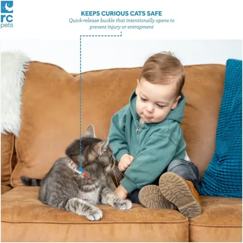 Miniatura 4 de RC Pets Kitty Breakaway - Collar para gatos, Cat-titude