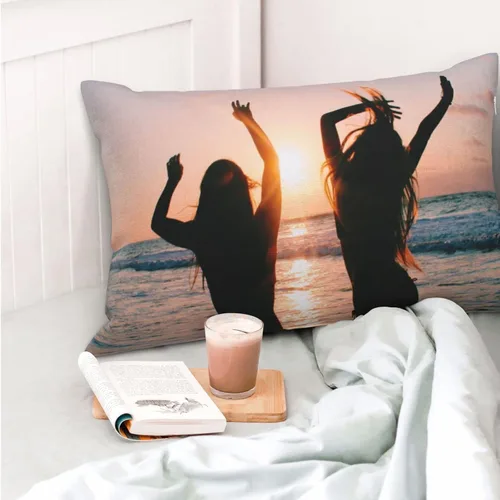 Miniatura 3 de Fundas de almohada personalizadas con imagen de texto fotográfico, fundas de cojín para sofá, cama, silla, almohadas decorativas de granja