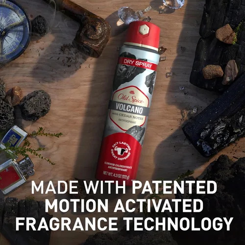 Miniatura 4 de Old Spice Dry Spray Desodorante antitranspirante para hombres, frescura 24/7, protección 24/7, sudor y olor 24/7, suave para la piel