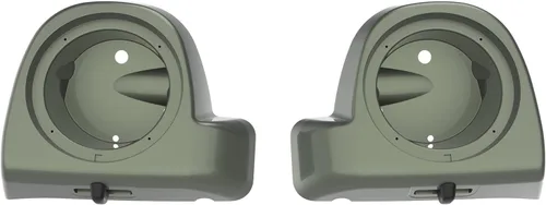 Miniatura 36 de Caja de altavoces de 6.5 pulgadas para kits de carenado inferior ventilado Rushmore se adapta a Harley Touring Road Glide, Road King, Street Glide