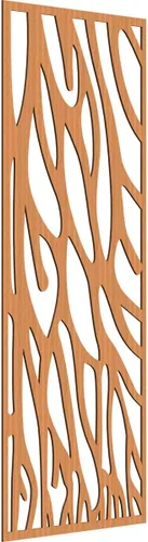 Miniatura 122 de 9 3/8"W x 24 3/8"H x 1/4"T Bristol Decorativos Paneles de Pared de Madera Calado, Cereza
