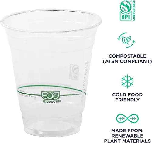 Miniatura 4 de Eco-Products, Inc GreenStripe - Vasos para bebidas frías, Transparente, 1000