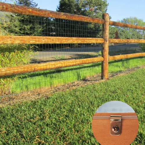 Miniatura 3 de 200 piezas abrazaderas de alambre para cerca, clips de montaje para cercado agrícola, clips de alambre de acero inoxidable, abrazadera de cable