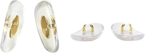Miniatura 4 de Almohadillas nasales de repuesto para Ray Ban Aviator RB3025 3026 kits de reparación de gafas de sol para Ray Ban (dorado, 0.630 in)