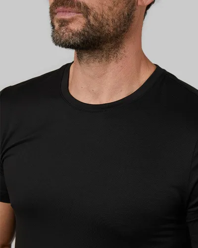 Miniatura 2 de 32 Degrees - Camiseta de cuello redondo para hombre, 4 unidades, antiolor, secado rápido, elástico en 4 direcciones