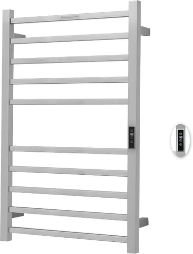 Miniatura 32 de Toalleros térmicos para baño, calentadores eléctricos de toallas para montar en la pared con temporizador y control de temperatura, calentador
