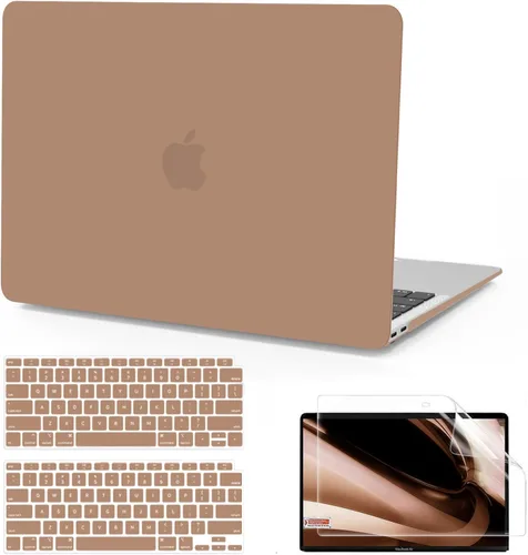Miniatura 20 de B BELK Funda compatible con MacBook Air de 13 pulgadas 2022 2021 2020 2019 2018 A2337 M1 A2179 A1932 Touch ID, carcasa rígida de plástico mate