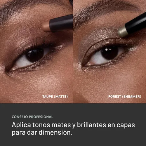 Miniatura 6 de Bobbi Brown Sombra en crema de larga duración en barra Sombra de ojos en barra de 24 horas Tonos de alta pigmentación, acumulables con tres