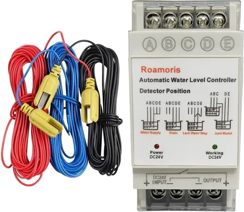 Miniatura 3 de Controlador de nivel de agua de 6.5 pies, sensor de interruptor de bomba, detector de relé de bomba NC07