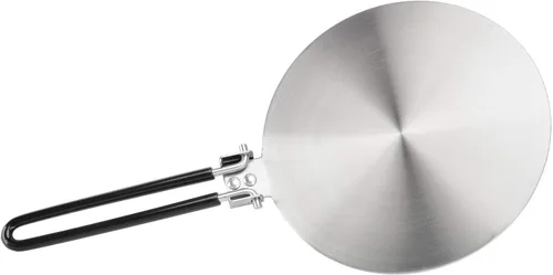 Miniatura 7 de Difusor de calor Placa adaptadora de inducción de acero inoxidable para café y leche, utensilios de cocina de inducción para estufa eléctrica