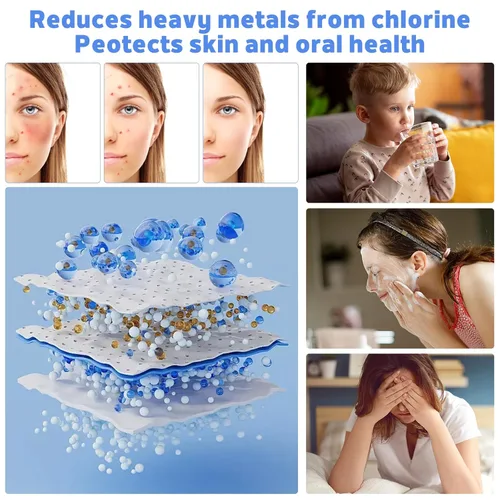 Miniatura 8 de Paquete de 10 cartuchos de filtro de agua para fregadero, reemplazo de filtro de agua para grifo, cocina, baño, filtro de fregadero, elimina cloro