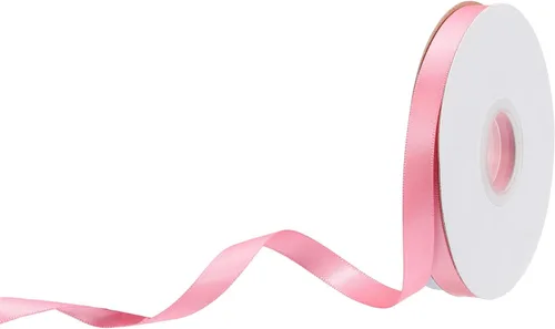 Miniatura 276 de MECCANIXITY Cinta de satén de 3/8 pulgadas de 50 yardas, de grogrén, de seda sólida, fina para ramo de boda, para regalo del día de San Valentín