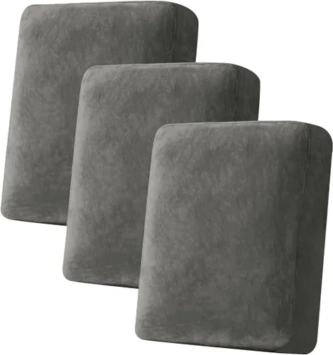 Miniatura 94 de Funda para Sofá de Terciopelo Elástico Funda de Cojín de Sofá 1 Pieza - Funda Deslizable Elástica Lavable para Asiento o Respaldo, Fundas de Asiento