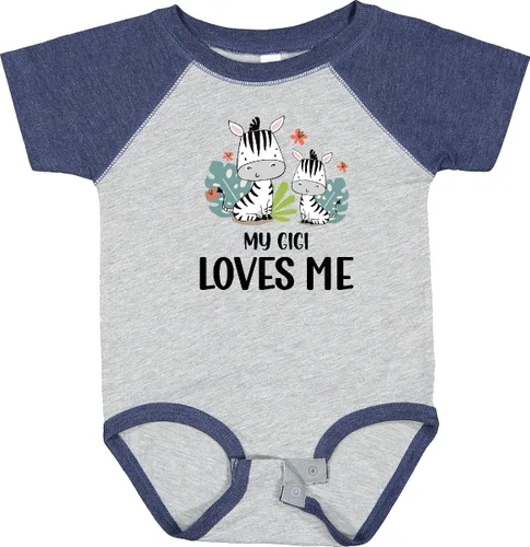 Miniatura 4 de inktastic Body para bebé Zebra My Gigi Loves Me