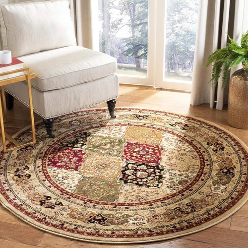 Miniatura 18 de SAFAVIEH Lyndhurst Collection LNH221C - Alfombra cuadrada de 8 pies multicolor / beige tradicional oriental, no desprende pelusa, para sala