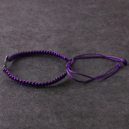 Miniatura 3 de Pulsera trenzada con acero inoxidable Virgen María para niñas y mujeres