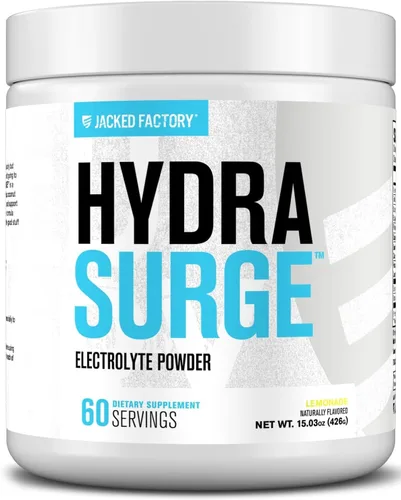 Miniatura 9 de Jacked Factory HYDRASURGE - Polvo de electrolitos – Suplemento de hidratación con minerales clave, sal marina del Himalaya, agua de coco, apto