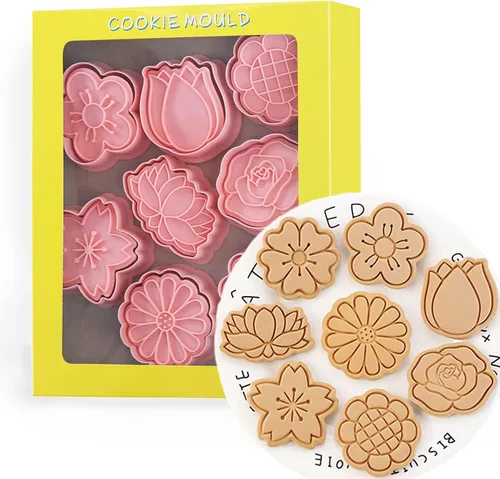 Miniatura 12 de Juego de cortadores de galletas con forma de bola, 8 piezas de fútbol 3D, baloncesto, béisbol, voleibol, fútbol, tenis, cortadores de galletas