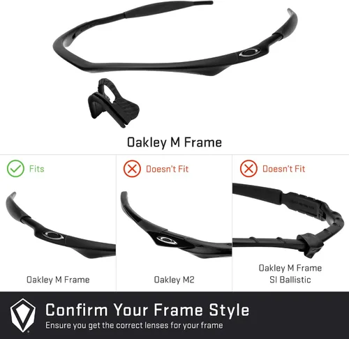 Miniatura 4 de Revant Lentes de repuesto para gafas de sol Oakley M Frame Sweep, opciones polarizadas, resistentes a los arañazos y a los impactos
