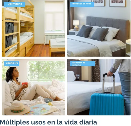 Miniatura 6 de Neo Sleep Colchón individual de espuma viscoelástica de gel refrescante de 5 pulgadas, sensación media comodidad y apoyo con alivio de presión