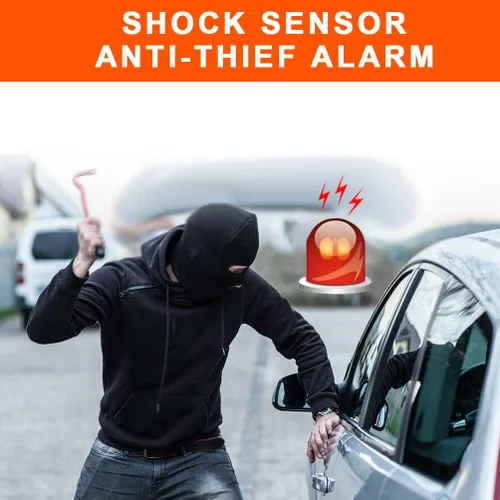 Miniatura 3 de Sistema de alarma para automóvil con arranque remoto y botón de parada de arranque del motor (sin sirena (conecte a la bocina del automóvil)