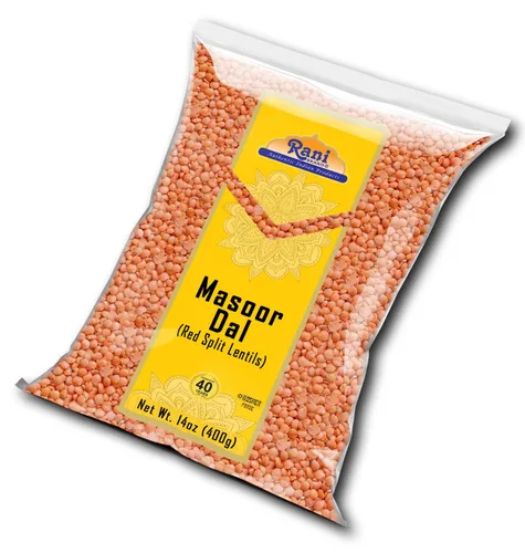 Miniatura 6 de Rani Masoor Dal (Lentejas rojas indias) Legumbres partidas 14 oz (400 g) ~ Completamente natural Sin gluten Sin OMG Kosher Vegano Origen