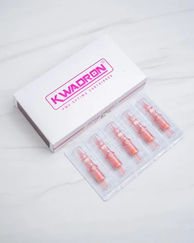 Miniatura 4 de Kwadron Optima - Cartucho de maquillaje permanente profesional, 1 delineador redondo, cono de 0.010 in de largo, caja de 20