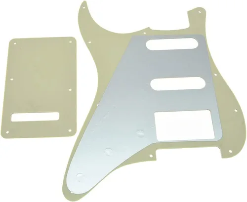 Miniatura 2 de KAISH - Guardabarros de 11 agujeros estilo ST/Strat, HSS, con placa trasera ST y cubierta de trémolo para Stratocaster/Strat, fabricado en EE.