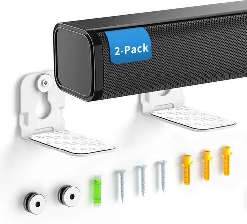 Miniatura 9 de notiela Estante de Montaje para Barra de Sonido para Samsung, Sony, LG, Vizio, Bose, Onn y Más Soporte de Montaje de Pared para Barra de Sonido