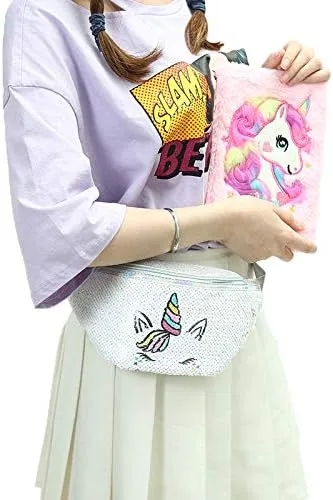 Miniatura 2 de Unicorn - Cinturón de lentejuelas con purpurina para mujer