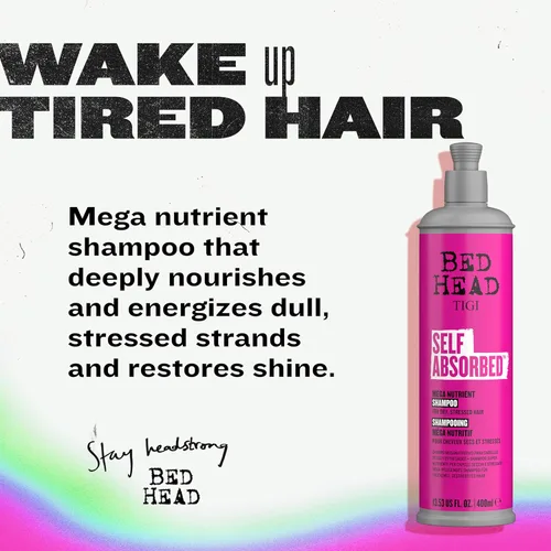 Miniatura 2 de Bed Head by TIGI Frizz Control Champú y acondicionador para cabello seco, cuidado nutritivo autoabsorbido del cabello para reparar y fortalecer