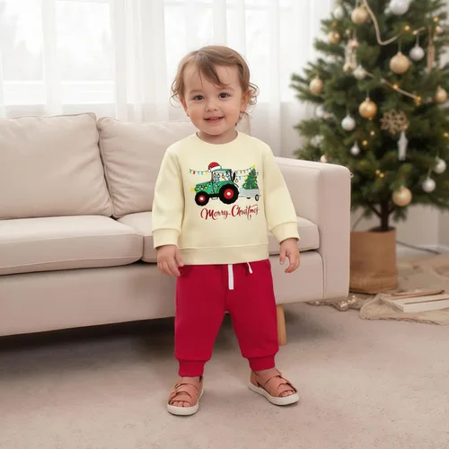 Miniatura 143 de Conjunto de camisa larga y divertida para bebé niño y niña, ropa de primera Navidad, 6, 12, 18, 24 meses, 2T