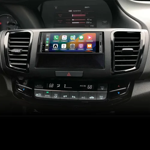 Miniatura 9 de Scosche HA1717B compatible con Honda Accord ISO doble DIN y DIN+Pocket Dash Kit negro